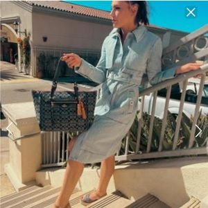 Coach Denim Trench coat